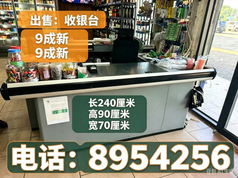 出售 收银台 9成新